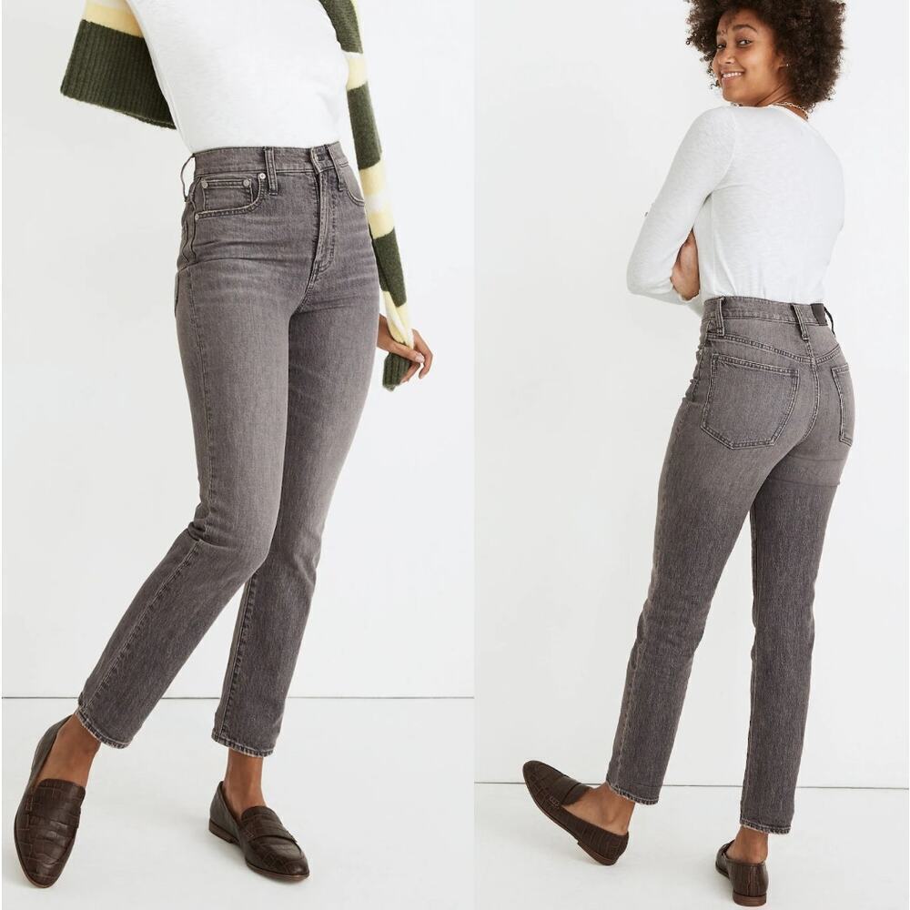 Madewell The Perfect Vintage Ankle Jeans in Dennison Wash High Waist Size 27